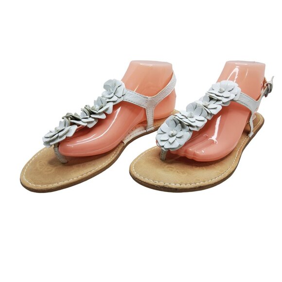 b.o.c. born concept womens leather slingback buckle adjustable sandals - Picture 3 of 8